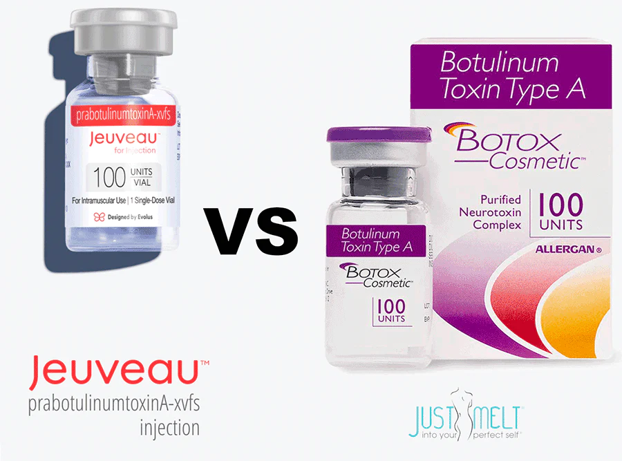 Botox-vs-newtox-jeuveau Infographic Showing Difference Botox Vs Newtox